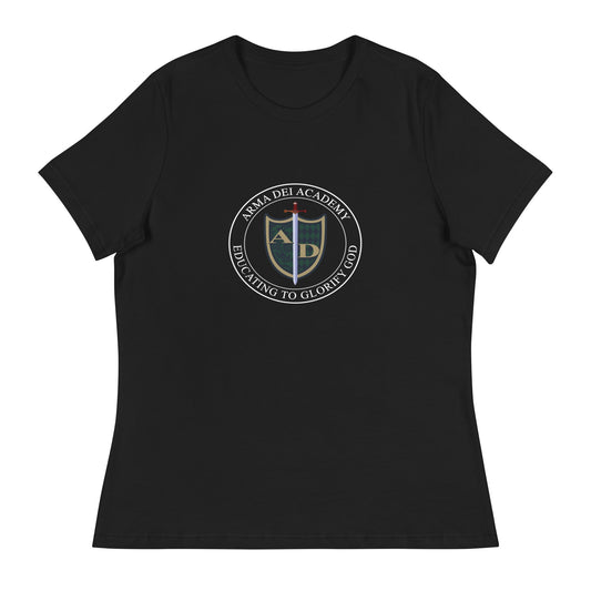 Performance | Women's Relaxed T Shirt | Arma Dei Academy | Emblem