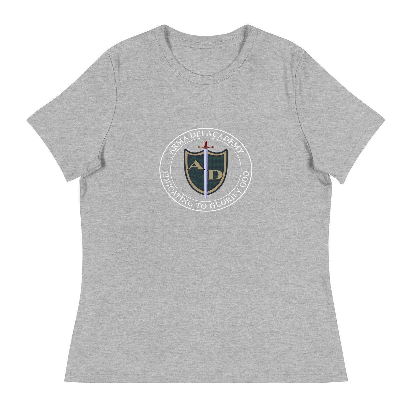 Performance | Women's Relaxed T Shirt | Arma Dei Academy | Emblem