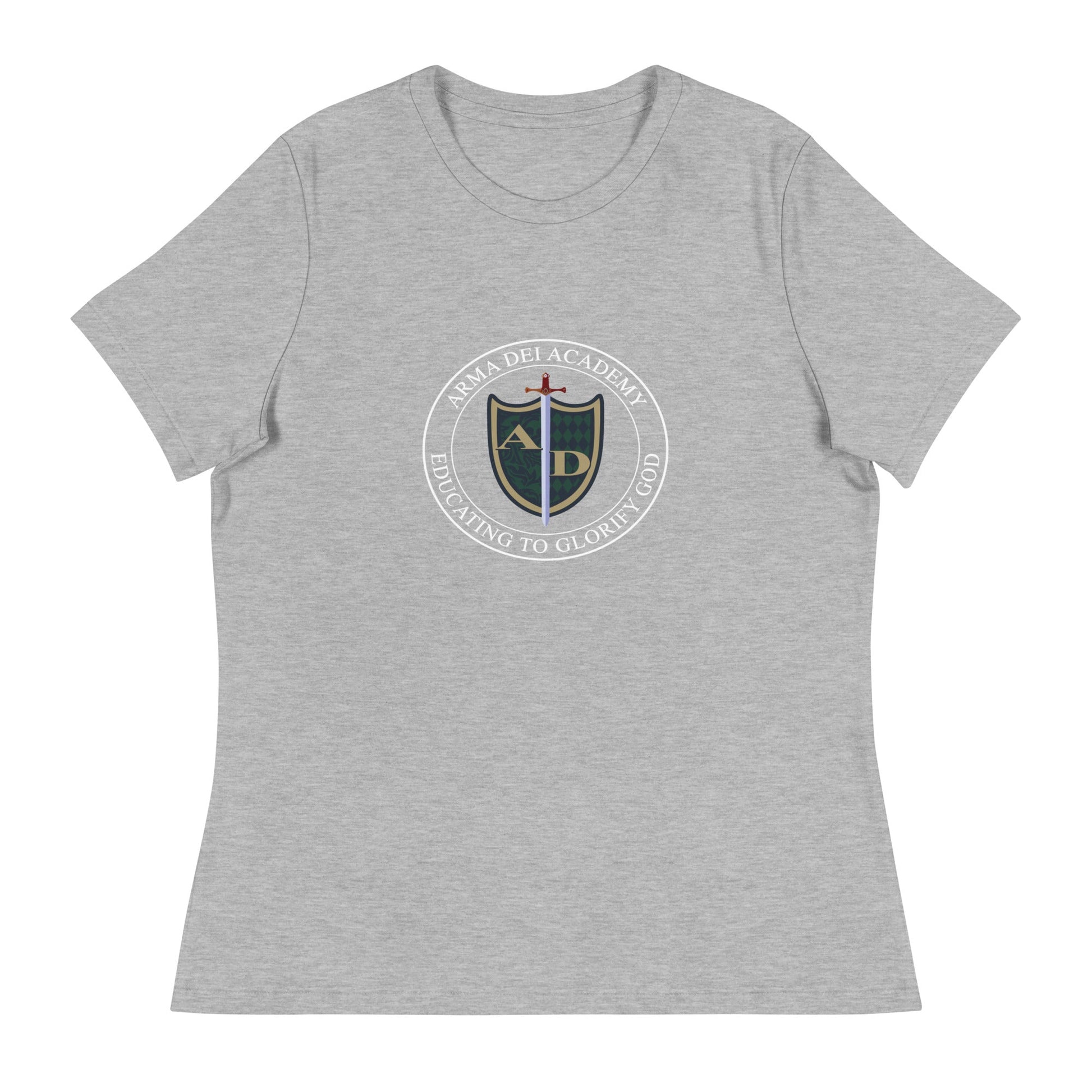 Performance | Women's Relaxed T Shirt | Arma Dei Academy | Emblem