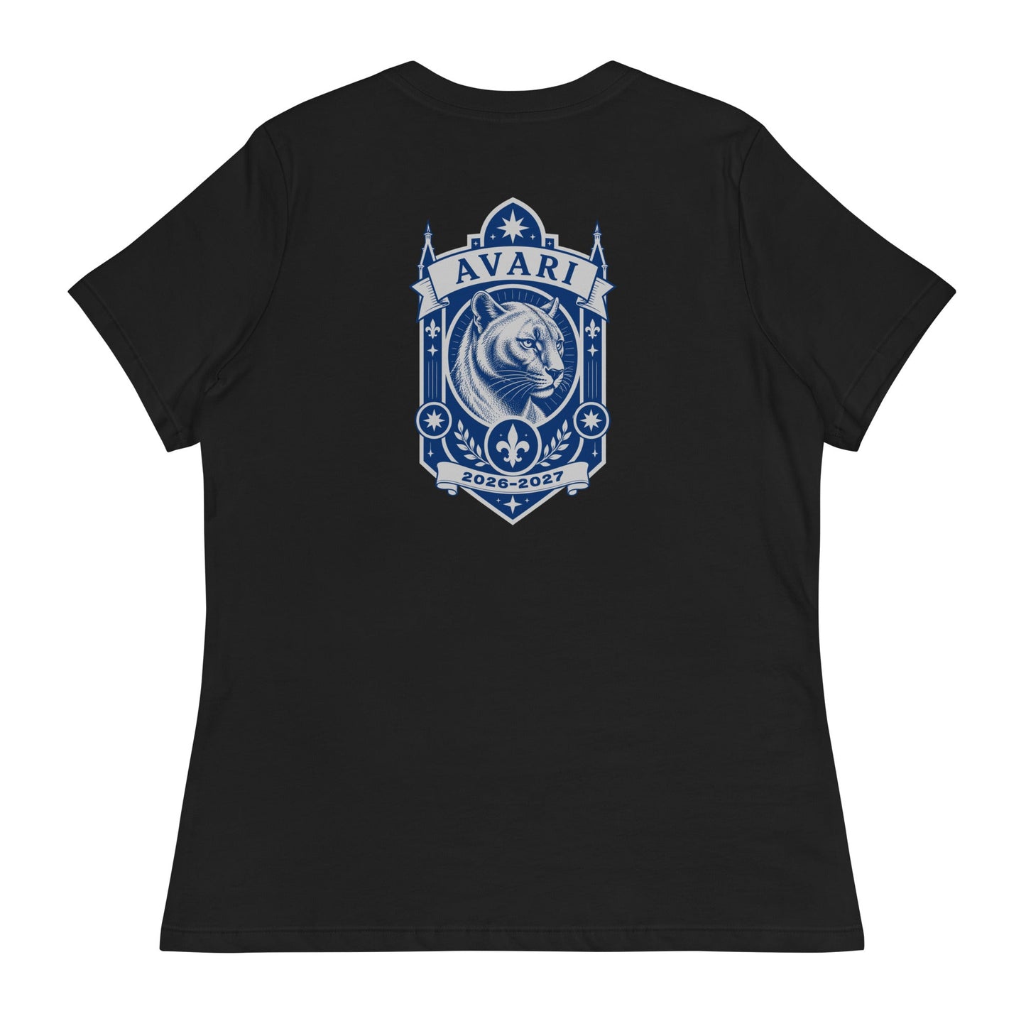 Performance | Women's Relaxed T Shirt | Arma Dei Academy Logic Houses | Avari Logo