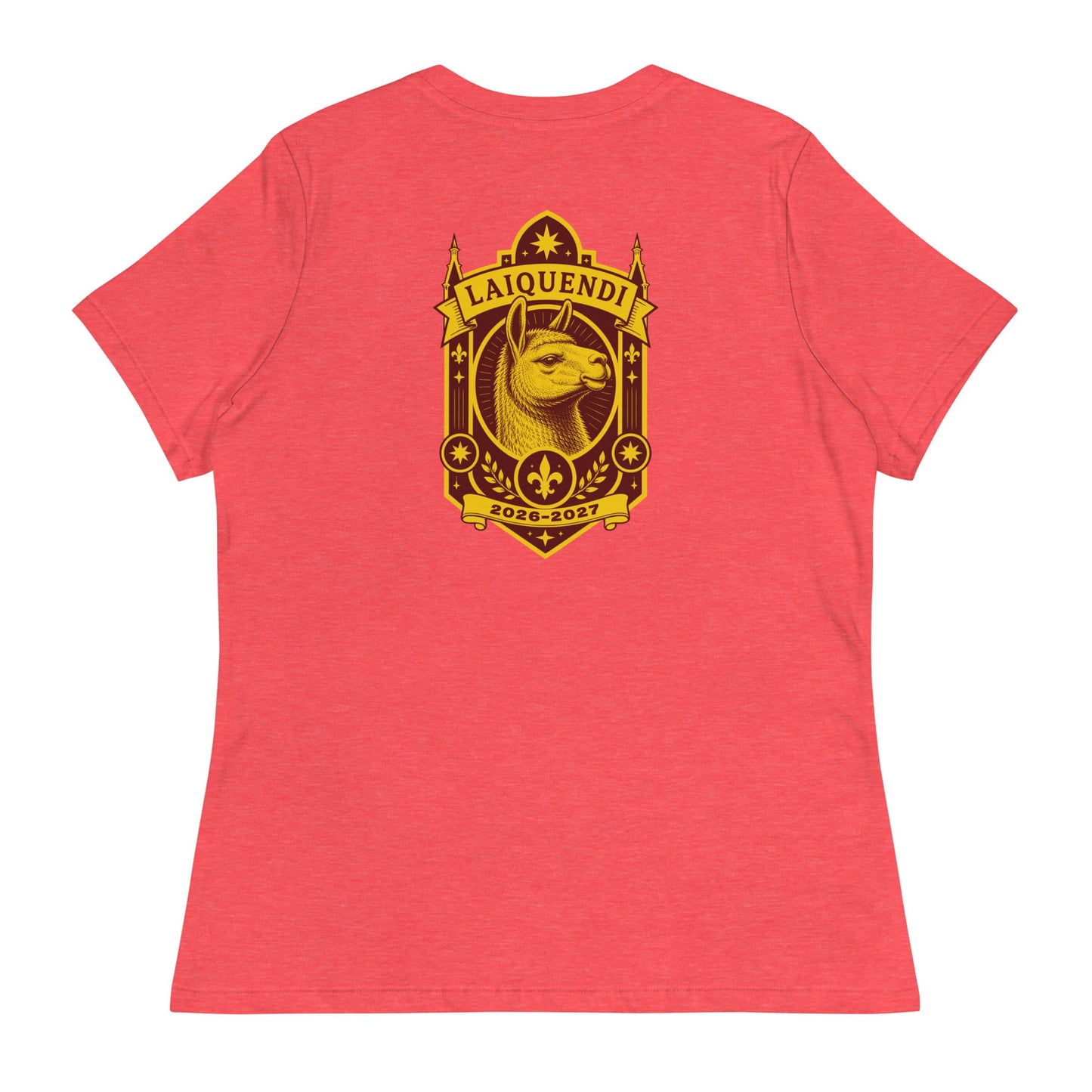 Performance | Women's Relaxed T Shirt | Arma Dei Academy Logic Houses | Laiquendi Logo