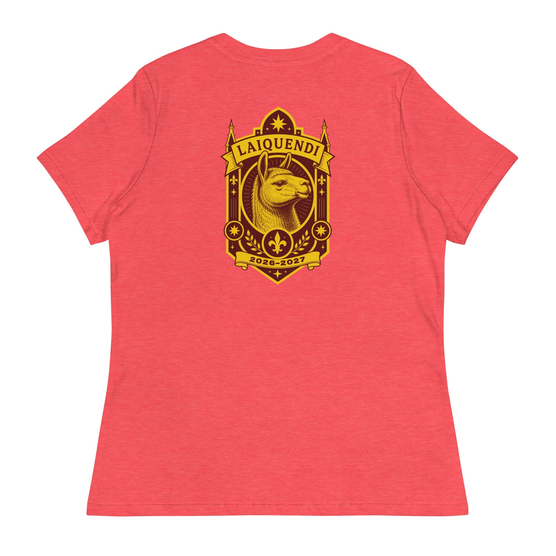 Performance | Women's Relaxed T Shirt | Arma Dei Academy Logic Houses | Laiquendi Logo