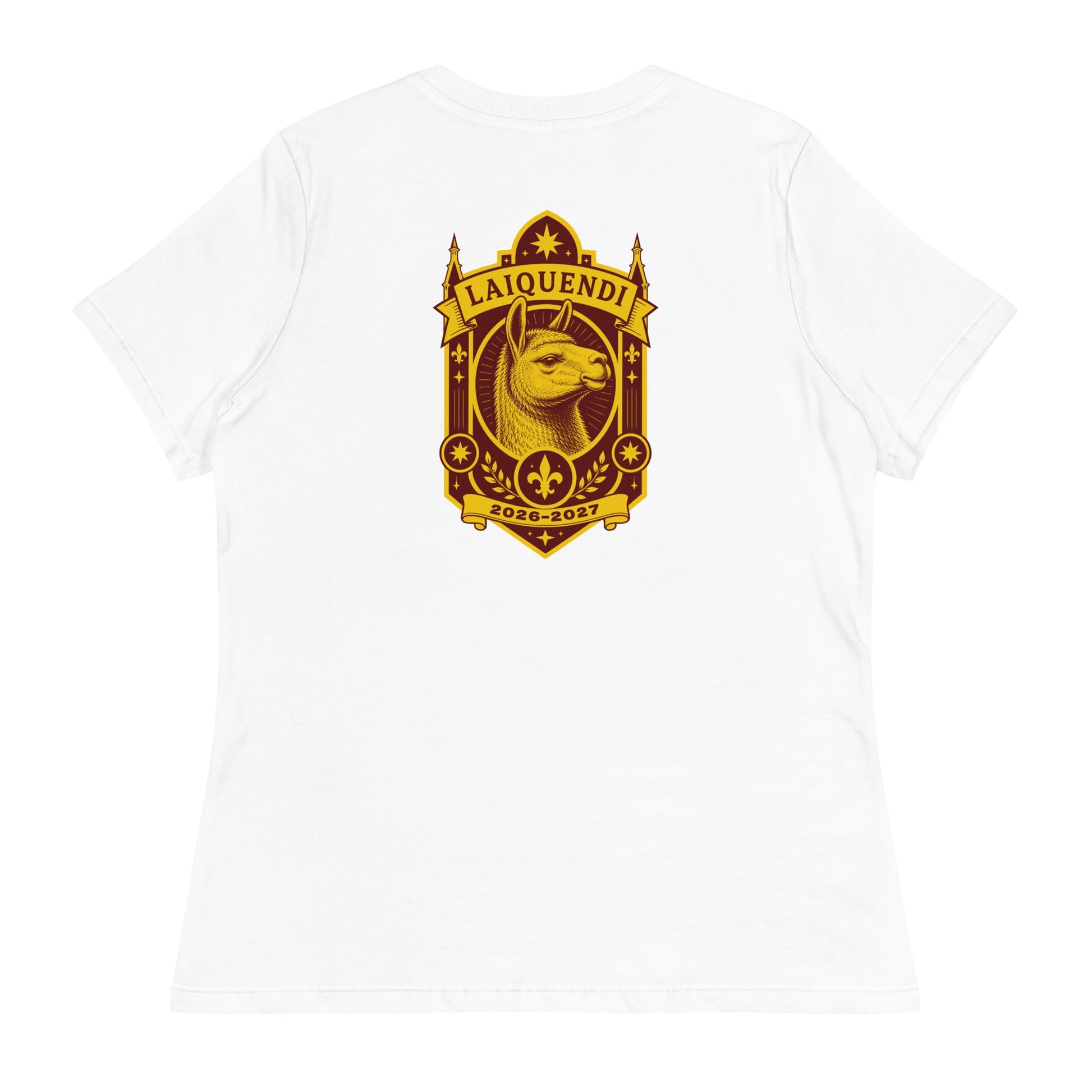Performance | Women's Relaxed T Shirt | Arma Dei Academy Logic Houses | Laiquendi Logo