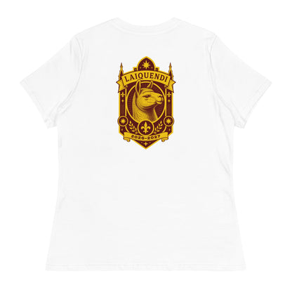 Performance | Women's Relaxed T Shirt | Arma Dei Academy Logic Houses | Laiquendi Logo