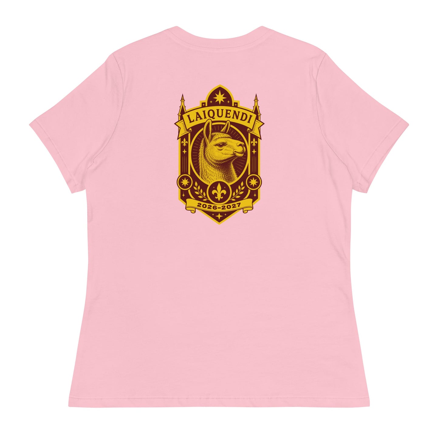 Performance | Women's Relaxed T Shirt | Arma Dei Academy Logic Houses | Laiquendi Logo
