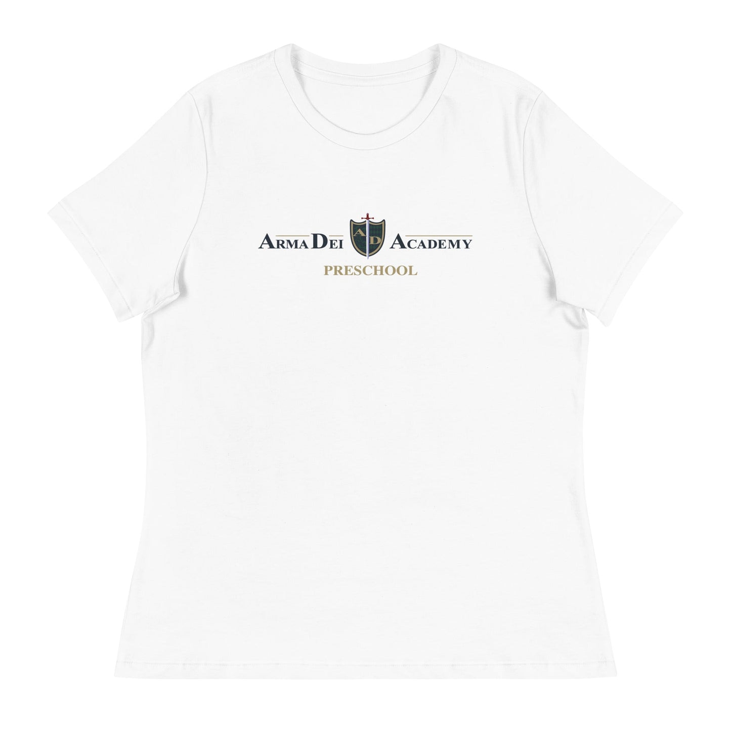 Performance | Women's Relaxed T Shirt | Arma Dei Academy Preschool | Alt Logo