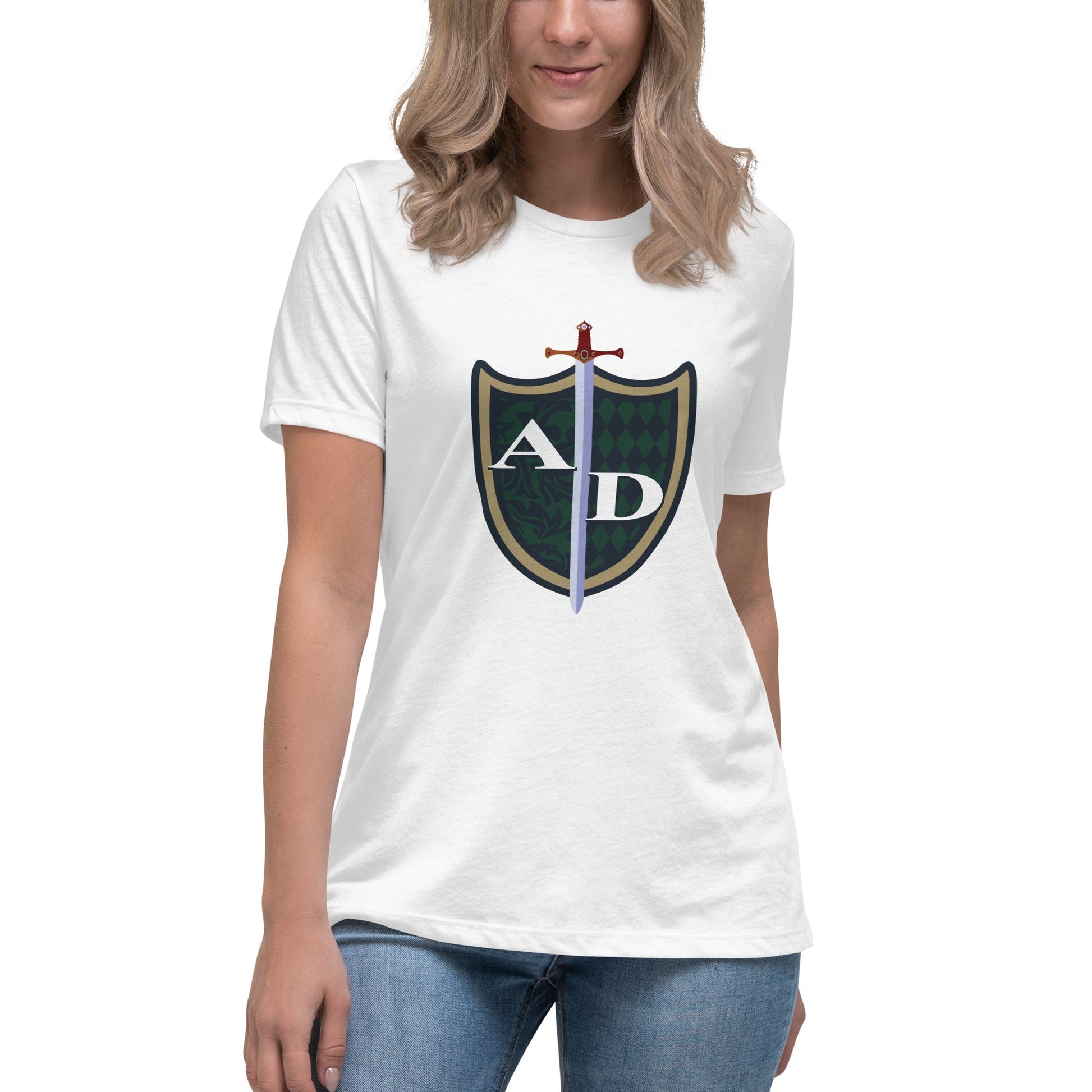 Performance | Women's Relaxed T Shirt | Arma Dei Academy | Shield