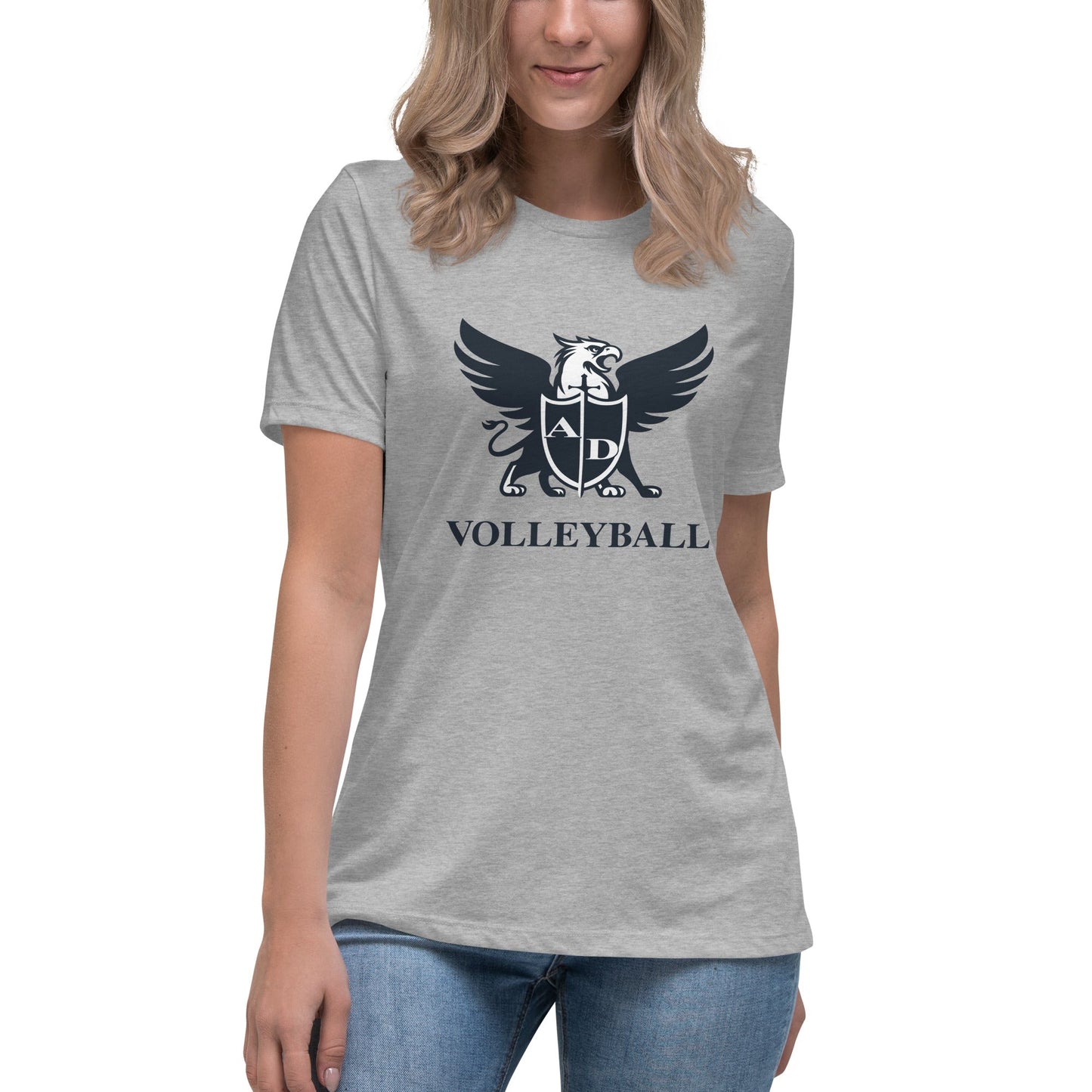 Performance | Women's Relaxed T Shirt | Arma Dei Academy Volleyball | Griffin Logo
