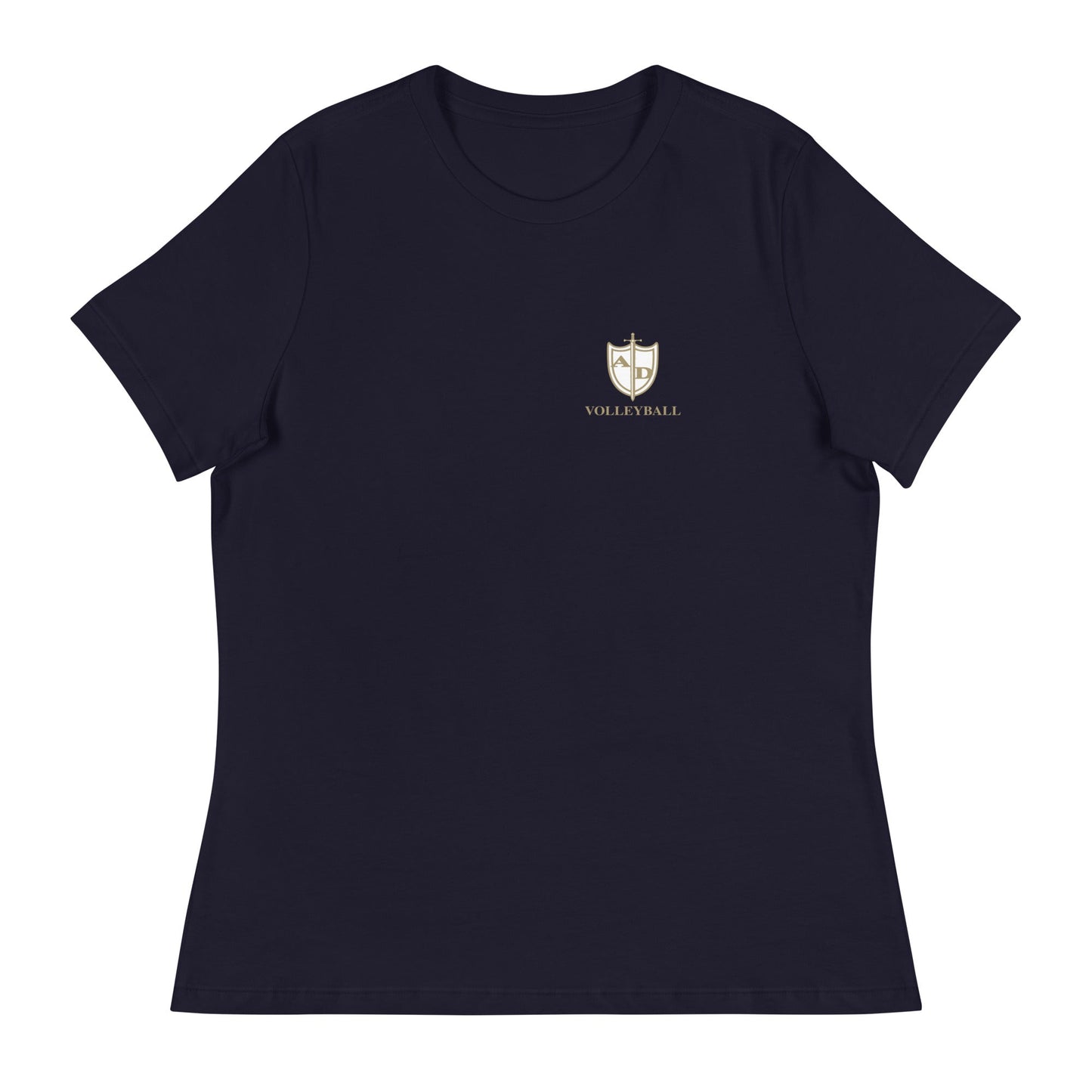 Performance | Women's Relaxed T Shirt | Arma Dei Academy Volleyball | Shield Logo