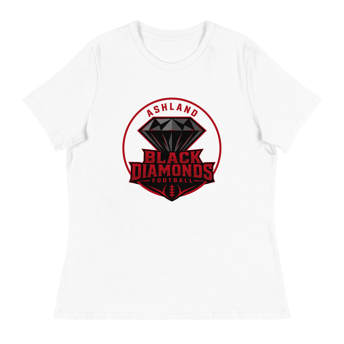 Performance | Women's Relaxed T Shirt | Ashland Black Diamonds | Badge Logo