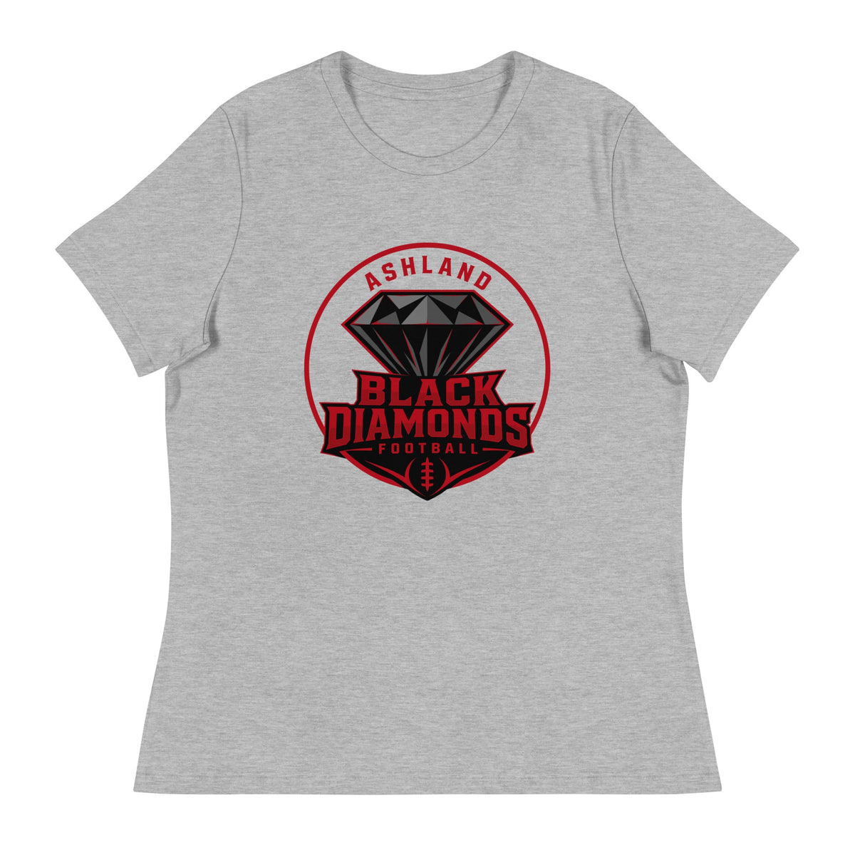 Performance | Women's Relaxed T Shirt | Ashland Black Diamonds | Badge Logo