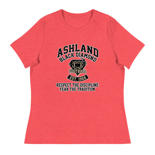 Performance | Women's Relaxed T Shirt | Ashland Black Diamonds | Emblem Logo