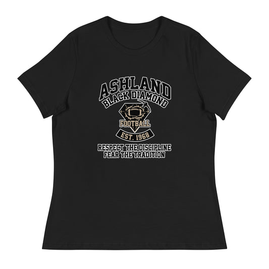 Performance | Women's Relaxed T Shirt | Ashland Black Diamonds | Emblem Logo