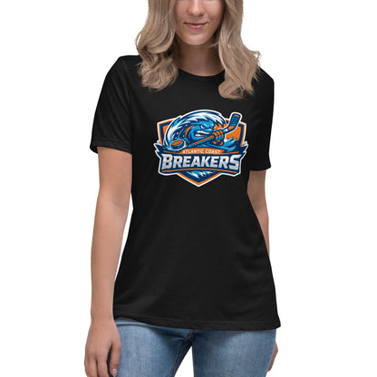 Performance | Women's Relaxed T Shirt | Atlantic Coast Breakers Hockey | Mascot Shield Logo