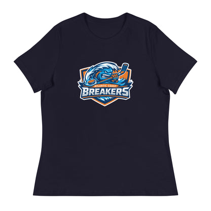 Performance | Women's Relaxed T Shirt | Atlantic Coast Breakers Hockey | Mascot Shield Logo