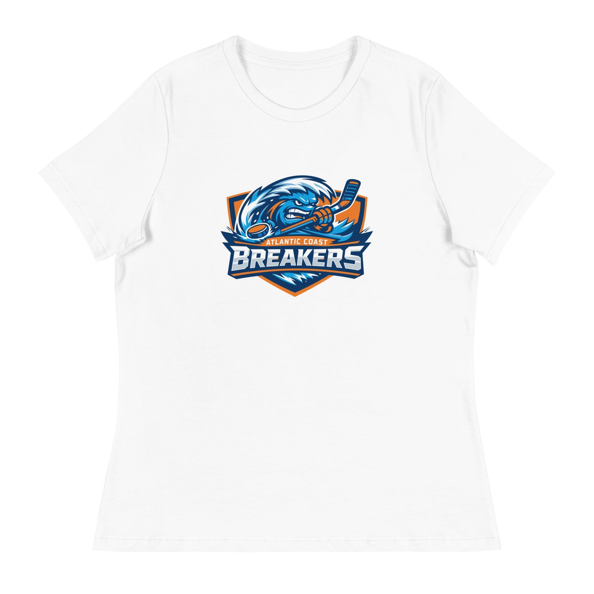 Performance | Women's Relaxed T Shirt | Atlantic Coast Breakers Hockey | Mascot Shield Logo