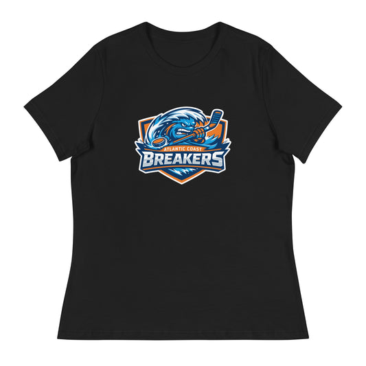 Performance | Women's Relaxed T Shirt | Atlantic Coast Breakers Hockey | Mascot Shield Logo