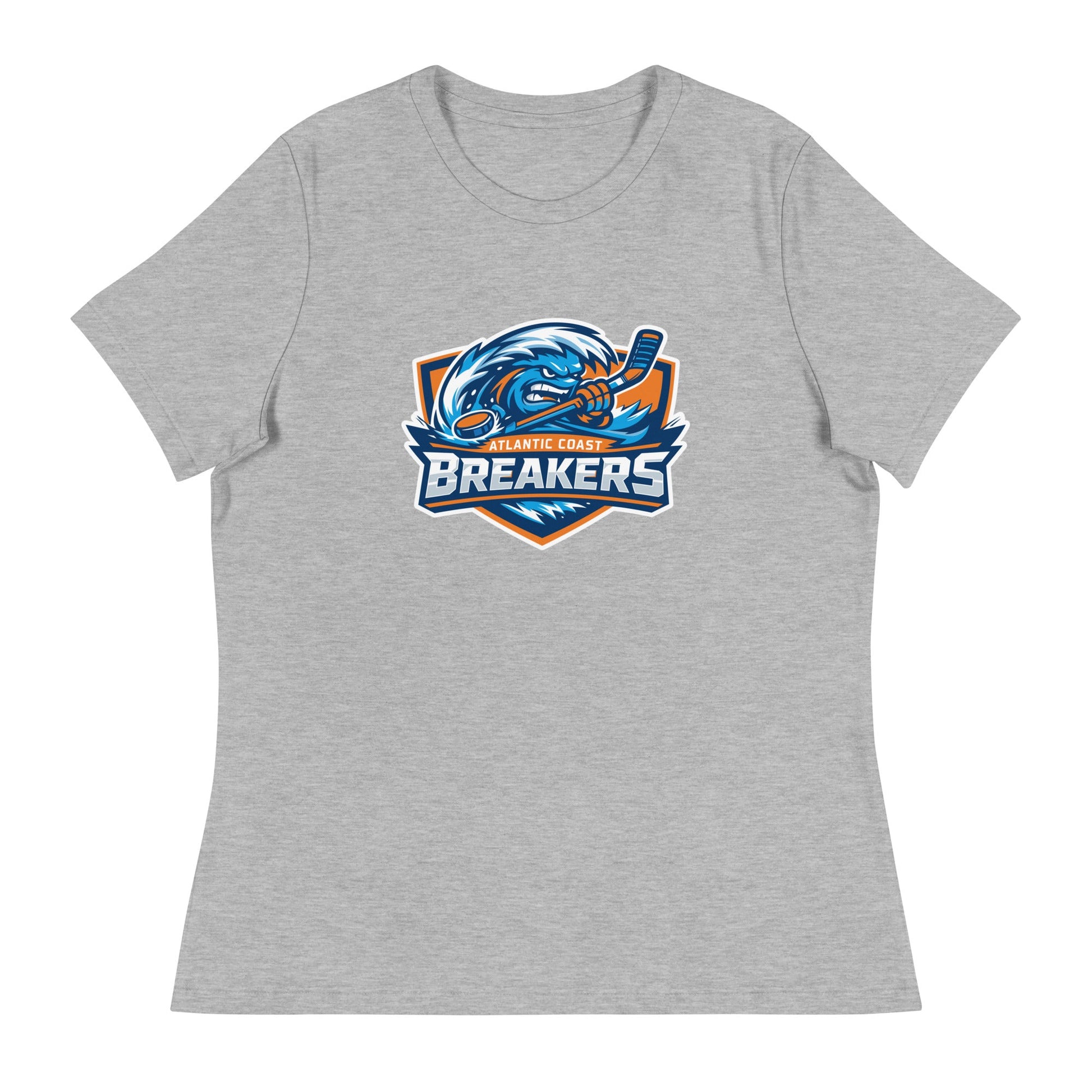 Performance | Women's Relaxed T Shirt | Atlantic Coast Breakers Hockey | Mascot Shield Logo