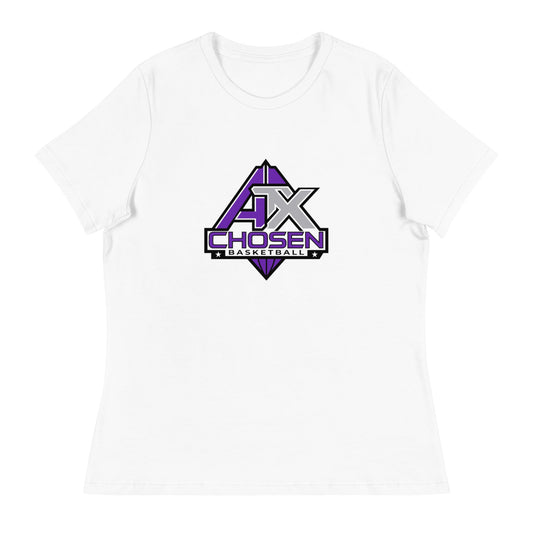 Performance | Women's Relaxed T Shirt | ATX CHOSEN Basketball | Icon Logo