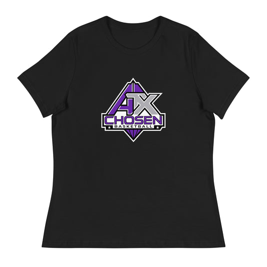 Performance | Women's Relaxed T Shirt | ATX CHOSEN Basketball | Icon Logo