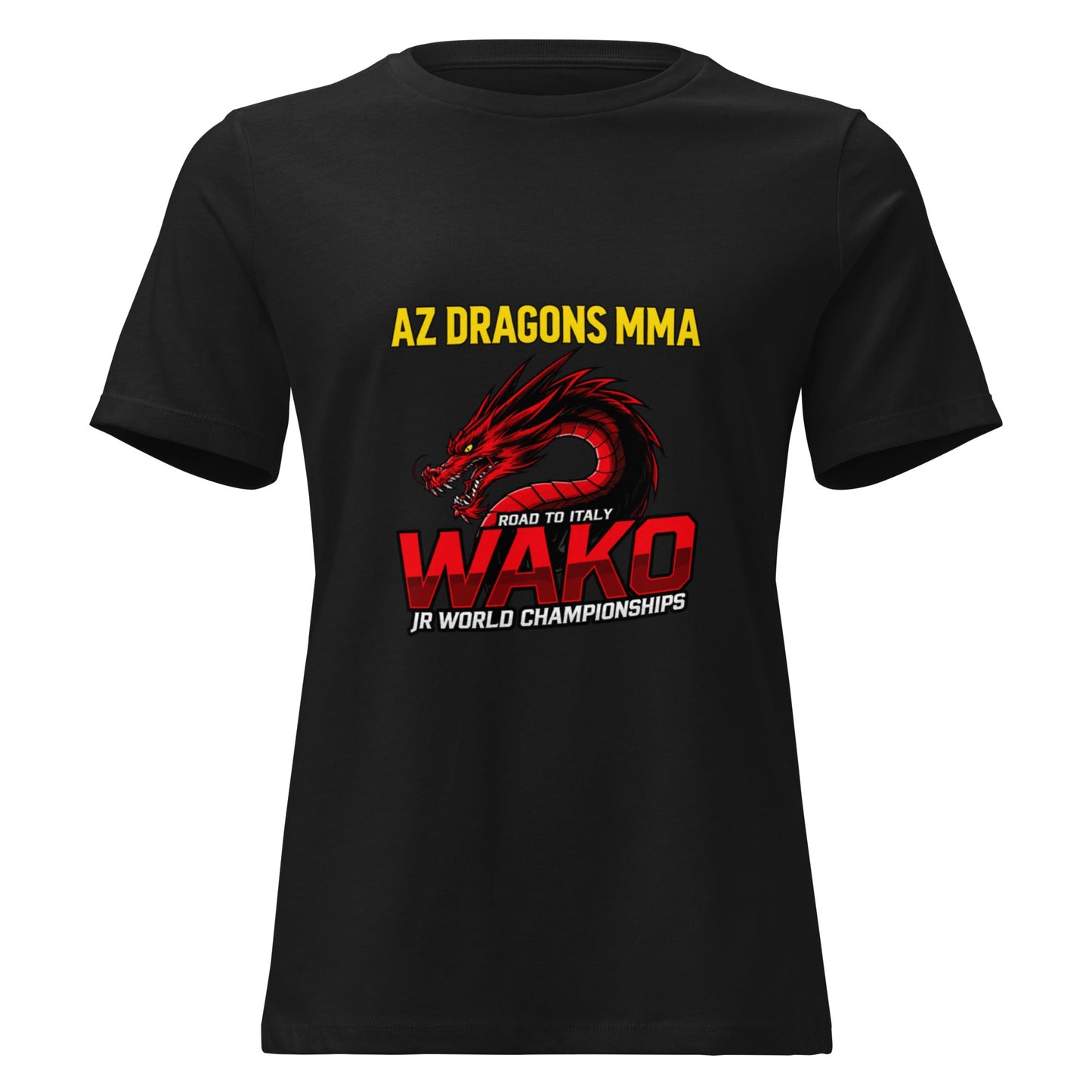 Performance | Women's Relaxed T Shirt | AZ DRAGONS MMA | Vanguard Logo