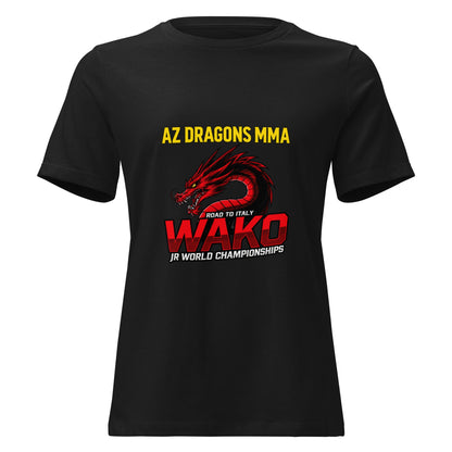 Performance | Women's Relaxed T Shirt | AZ DRAGONS MMA | Vanguard Logo
