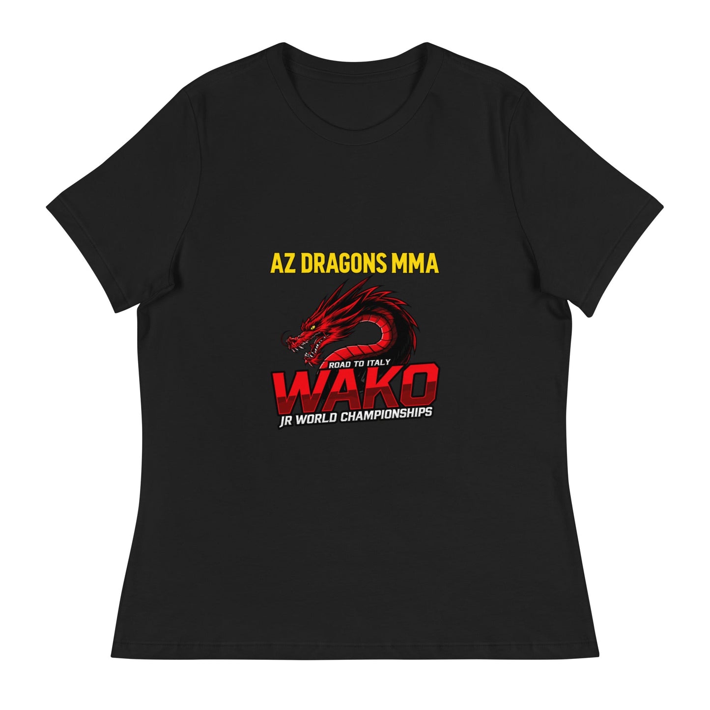 Performance | Women's Relaxed T Shirt | AZ DRAGONS MMA | Vanguard Logo