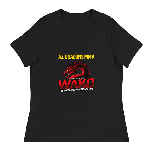 Performance | Women's Relaxed T Shirt | AZ DRAGONS MMA | Vanguard Logo