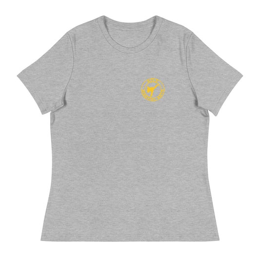 Performance | Women's Relaxed T Shirt | Azle Martial Arts | Dojo Roundel Logo