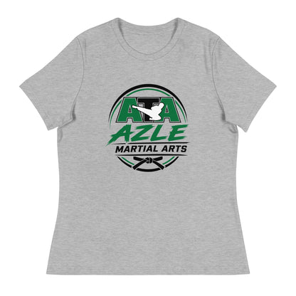 Performance | Women's Relaxed T Shirt | Azle Martial Arts | Vanguard Emblem Logo