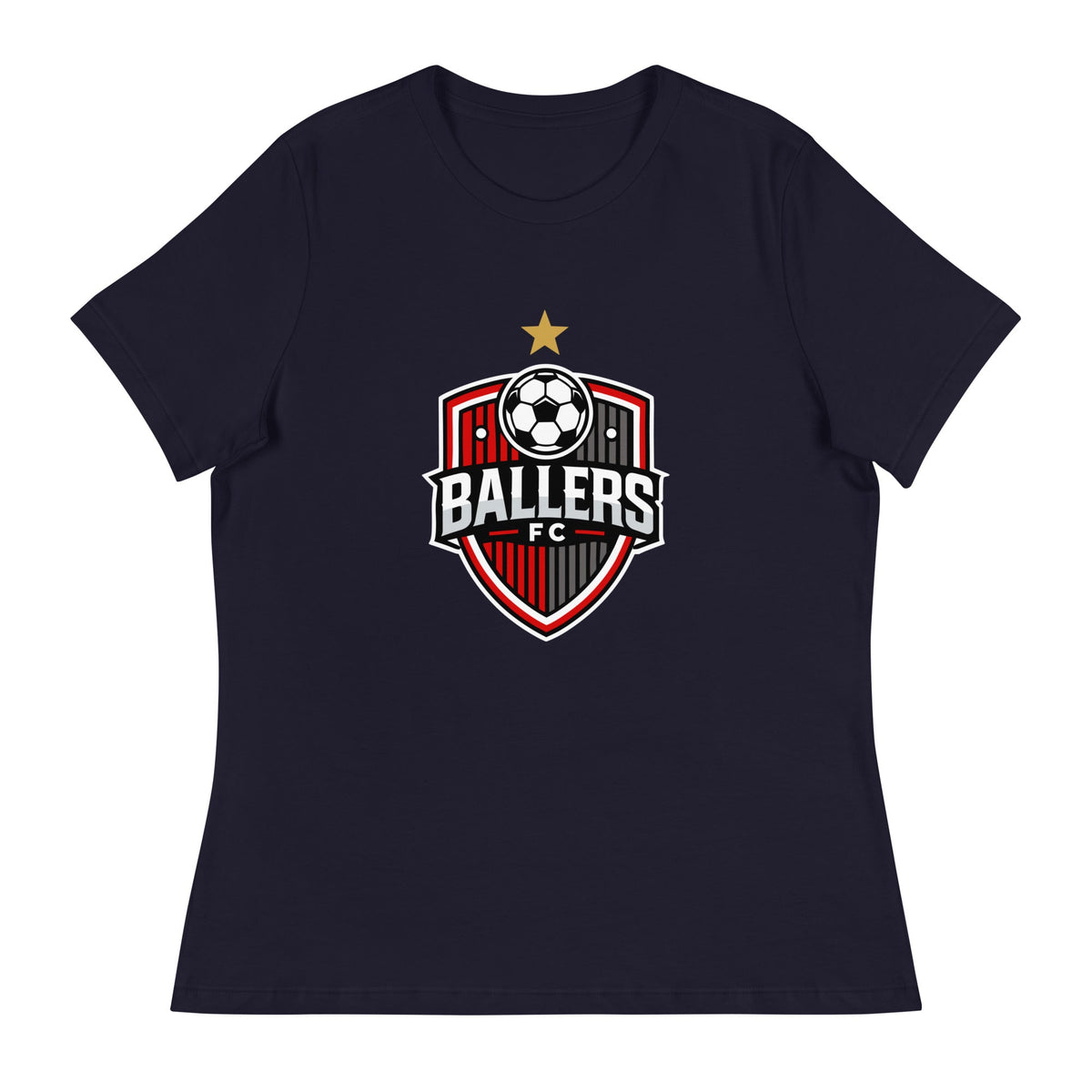 Performance | Women's Relaxed T Shirt | Ballers FC | Shield Logo