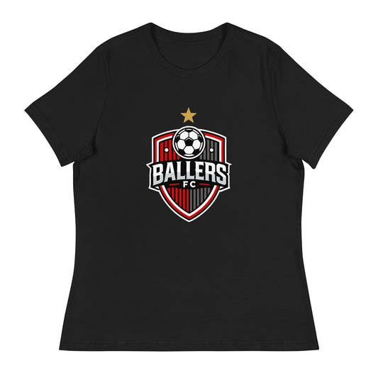 Performance | Women's Relaxed T Shirt | Ballers FC | Shield Logo