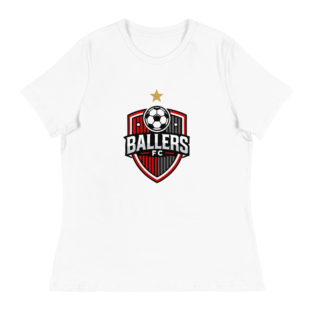 Performance | Women's Relaxed T Shirt | Ballers FC | Shield Logo