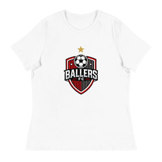 Performance | Women's Relaxed T Shirt | Ballers FC | Shield Logo