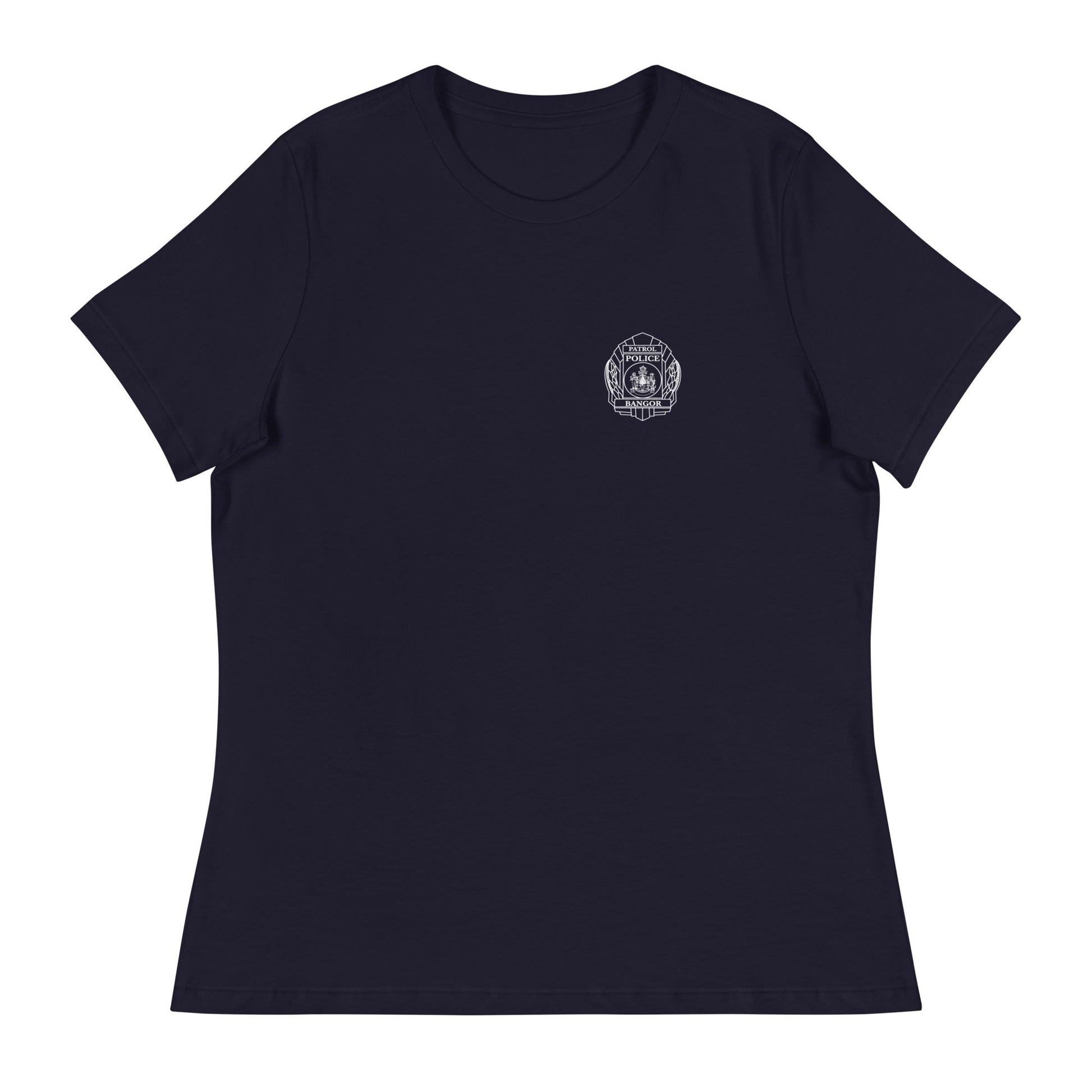 Performance | Women's Relaxed T Shirt | Bangor PD | Badge Logo