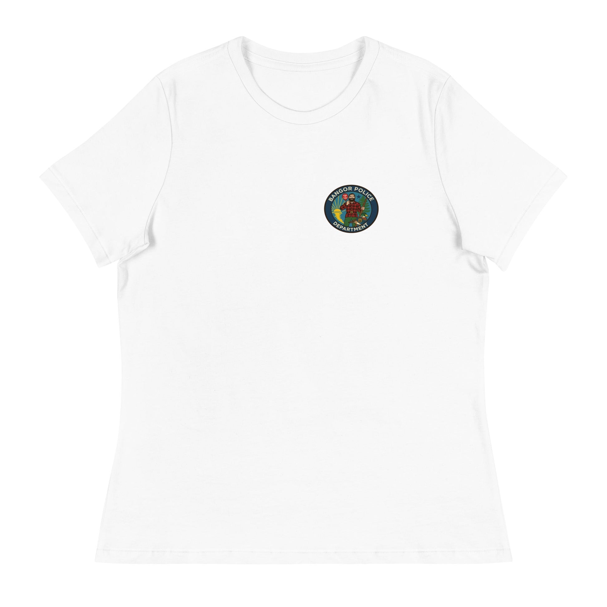 Performance | Women's Relaxed T Shirt | Bangor PD | Pocket Logo