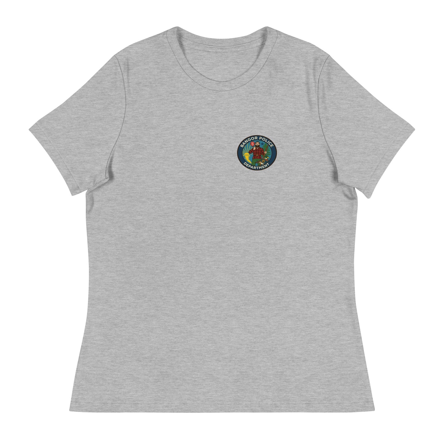 Performance | Women's Relaxed T Shirt | Bangor PD | Pocket Logo