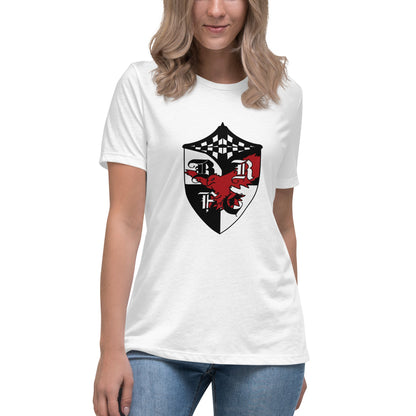 Performance | Women's Relaxed T Shirt | Bard College Rugby Football Club | Raptor Logo