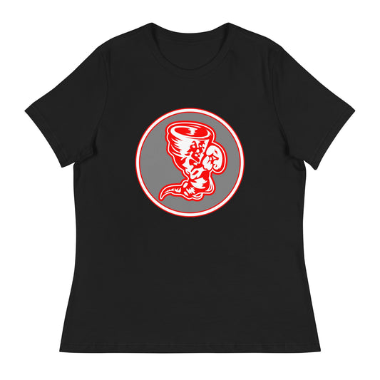 Performance | Women's Relaxed T Shirt | Bay High Softball | Badge Logo