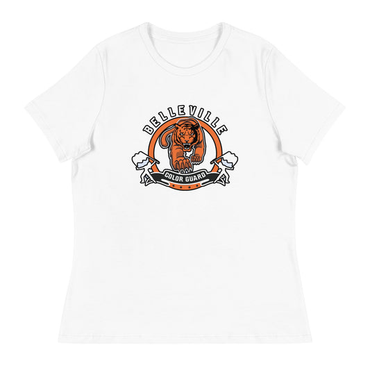 Performance | Women's Relaxed T Shirt | Belleville Community Guard Programs | Vanguard Logo