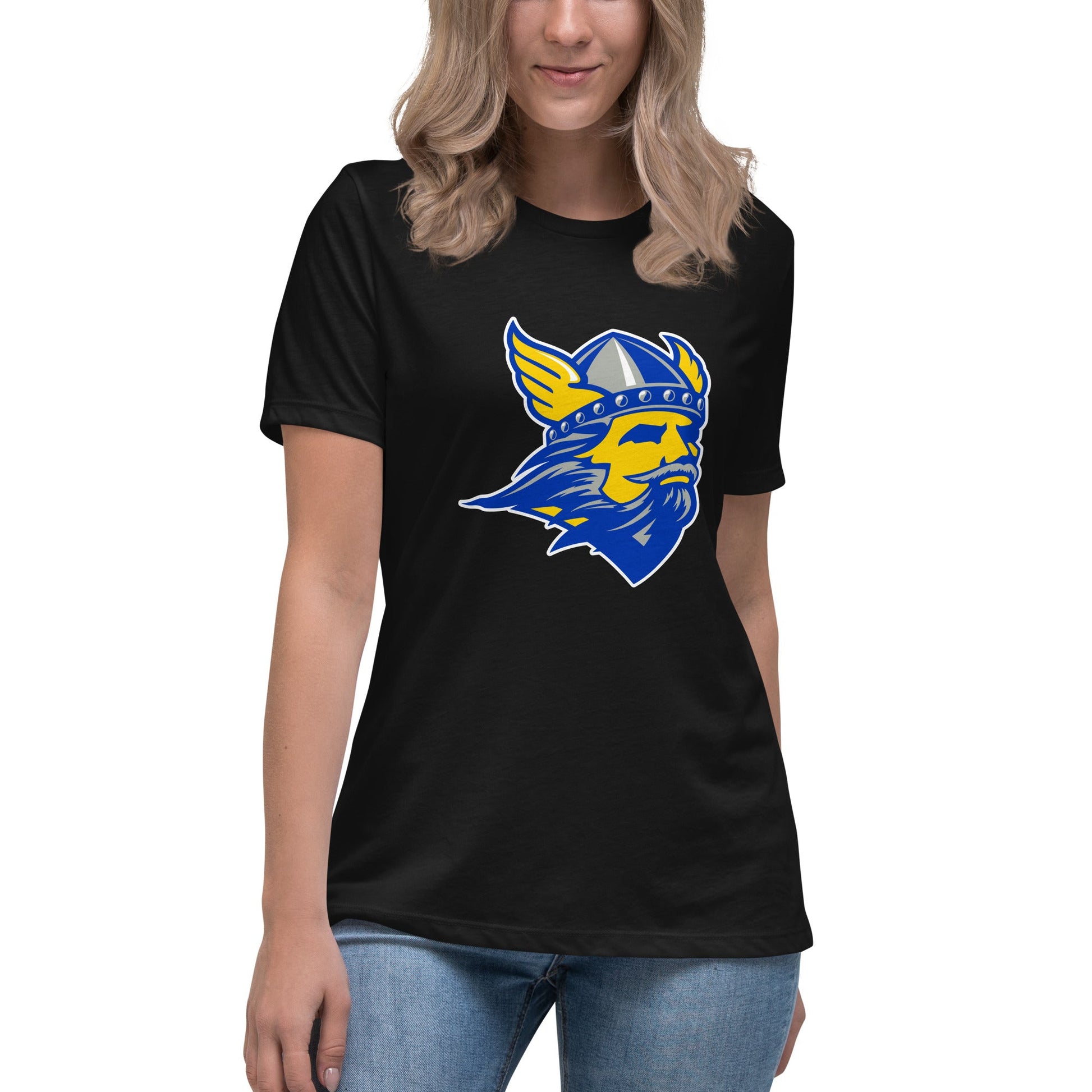 Performance | Women's Relaxed T Shirt | Bethany Baseball | Vanguard Logo