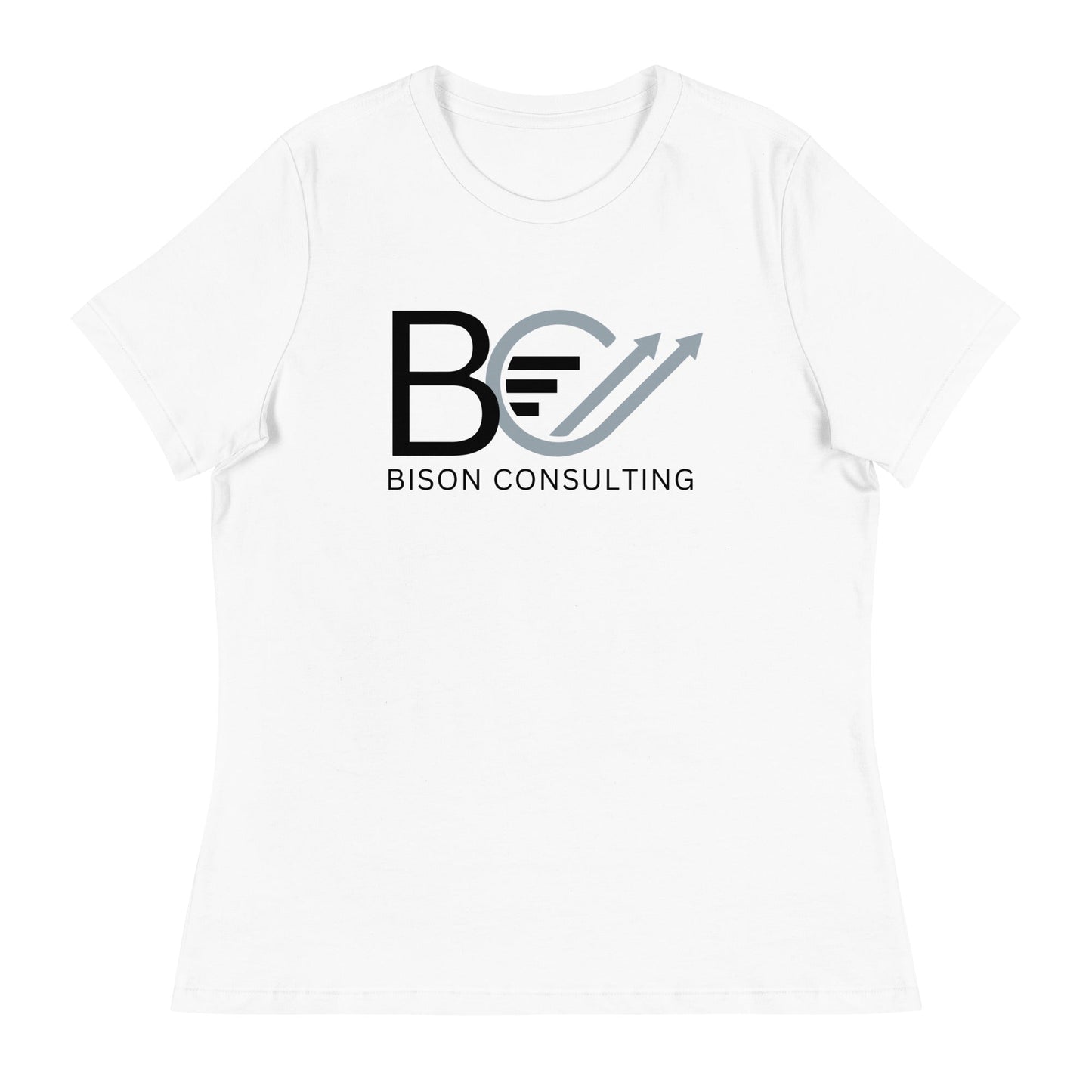 Performance | Women's Relaxed T Shirt | Bison Consulting | BC Crest Logo