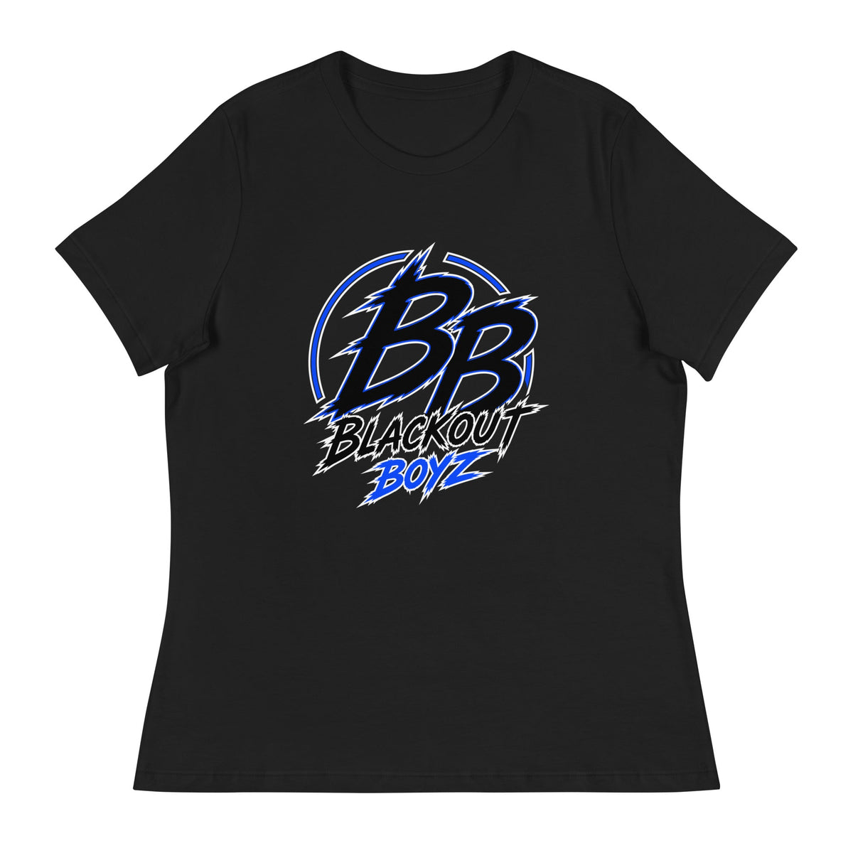 Performance | Women's Relaxed T Shirt | Blackout Boyz | Vanguard Logo