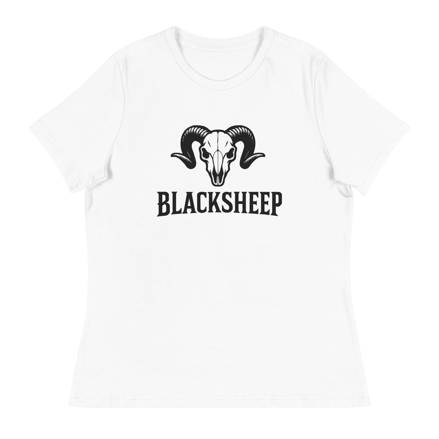 Performance | Women's Relaxed T Shirt | Blacksheep Softball | Emblem Logo