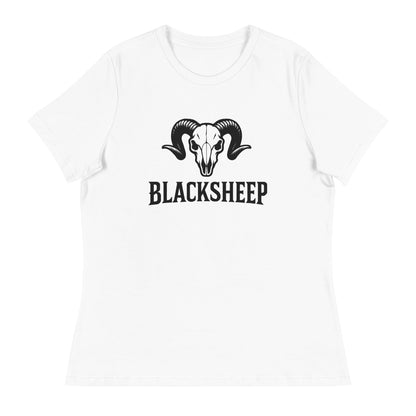 Performance | Women's Relaxed T Shirt | Blacksheep Softball | Emblem Logo