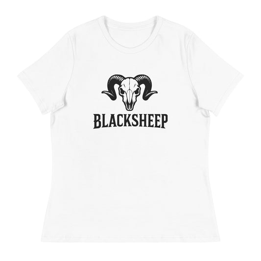 Performance | Women's Relaxed T Shirt | Blacksheep Softball | Emblem Logo