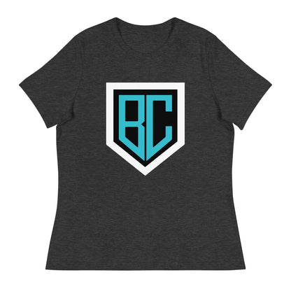 Performance | Women's Relaxed T Shirt | Blue Collar Softball 2034 | Crest Logo