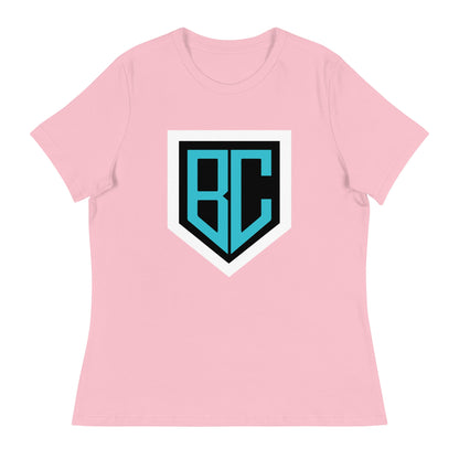 Performance | Women's Relaxed T Shirt | Blue Collar Softball 2034 | Crest Logo