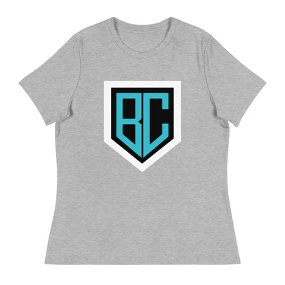 Performance | Women's Relaxed T Shirt | Blue Collar Softball 2034 | Crest Logo