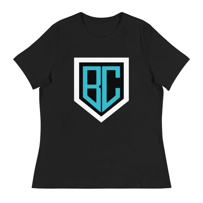 Performance | Women's Relaxed T Shirt | Blue Collar Softball 2034 | Crest Logo